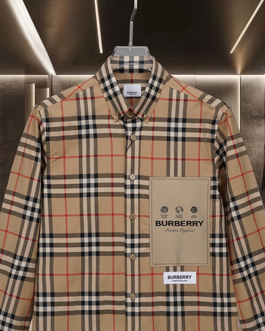 【BURBERRY】長袖シャツ