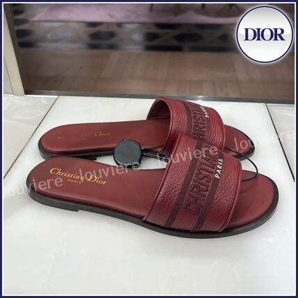 【カジュアルで上品♪】DIOR Dway スライド サンダル