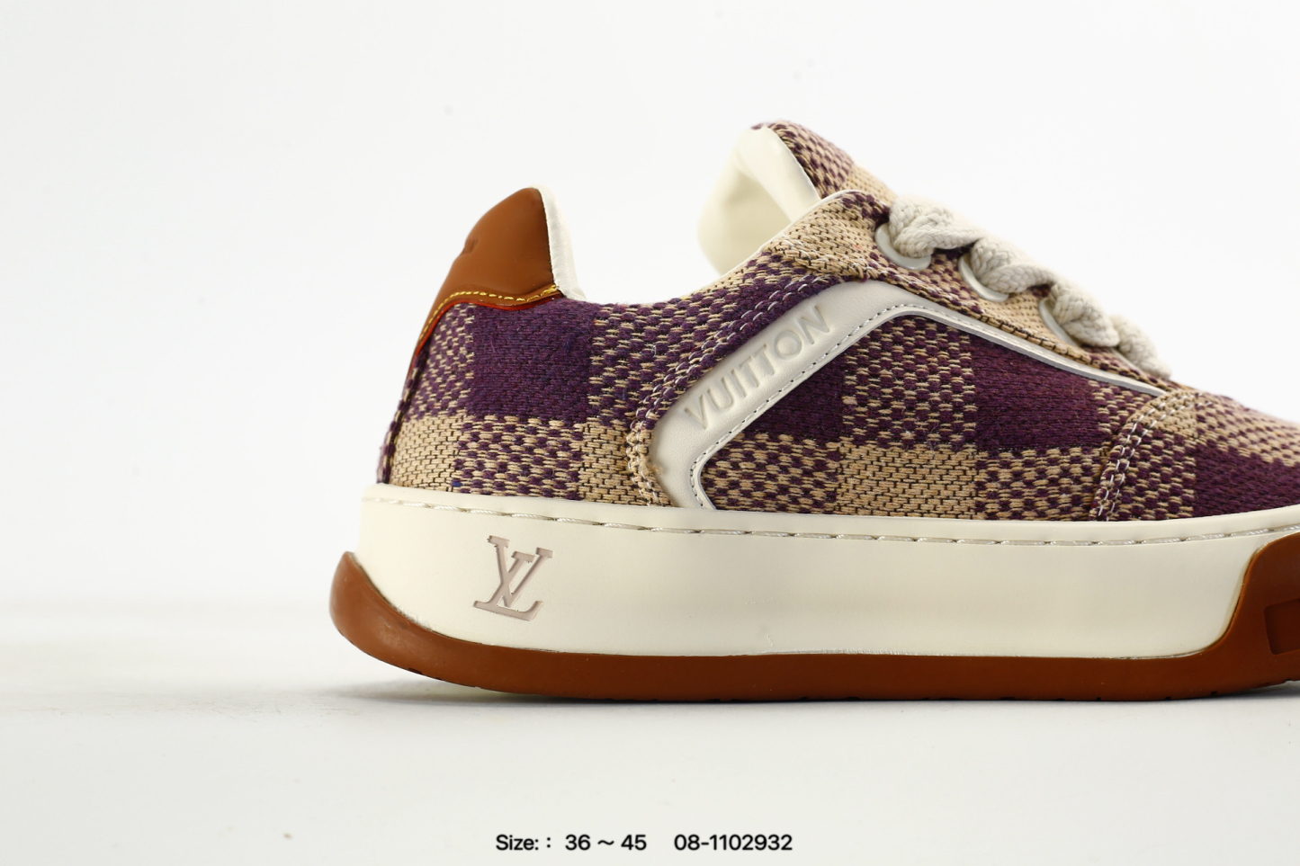 Louis Vuitton Tilted スエードカーフスキンスニーカー