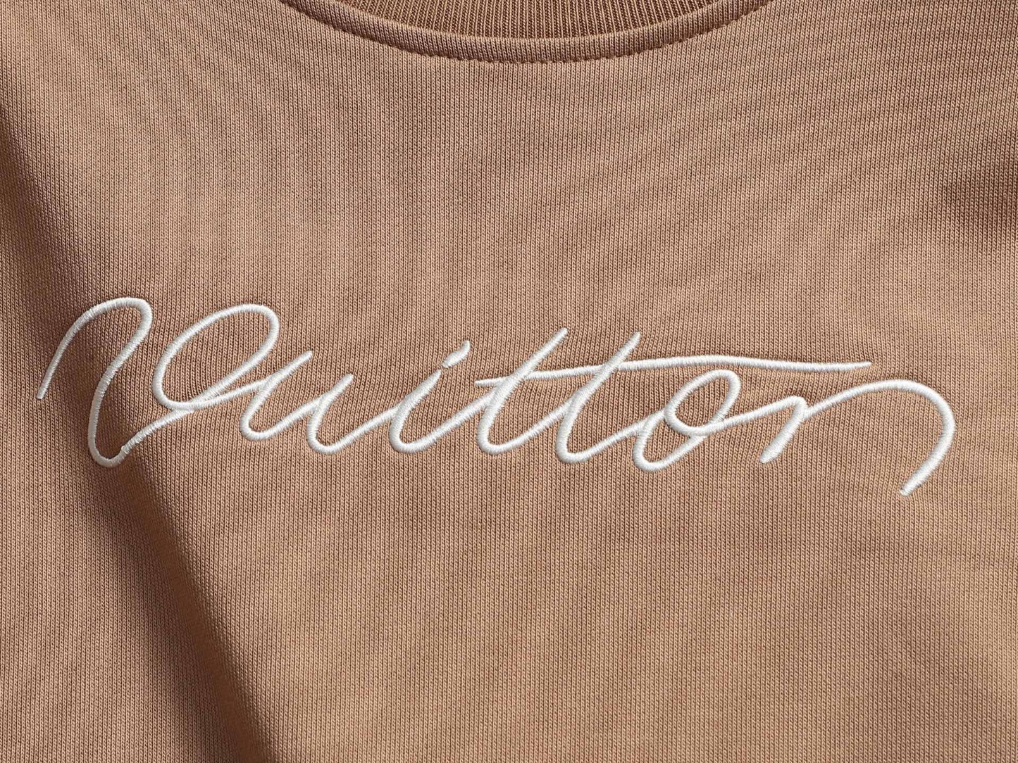 【LOUIS VUITTON】刺繍長袖 T シャツ