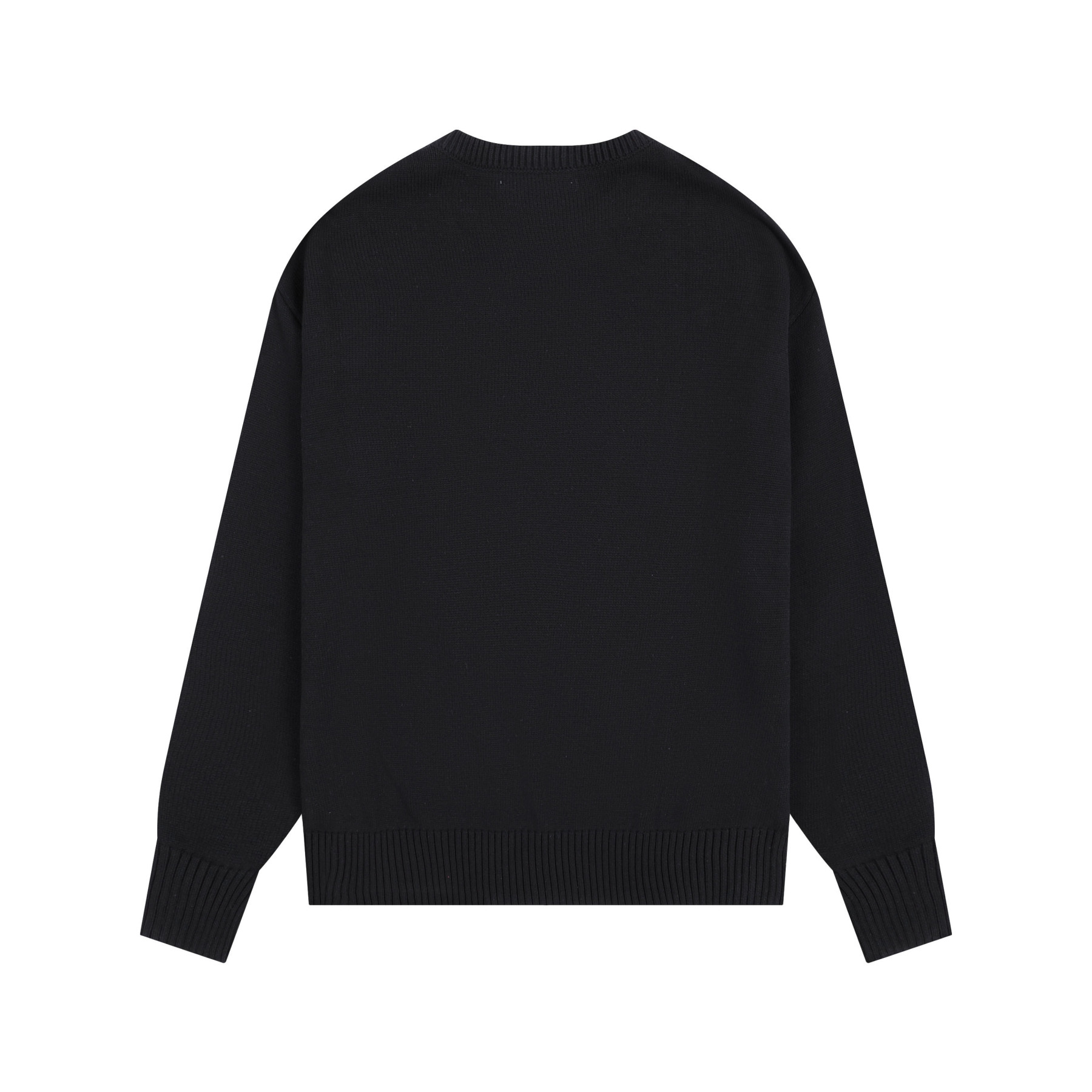 【AMI PARIS】 アミ パリス Intarsia Sweater ハートロゴ ニット ロゴ セーター オーバーサイズ