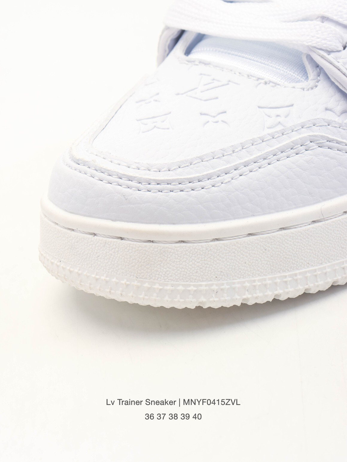 LOUIS VUITTON ルイ・ヴィトン LV Trainer 桜デザイン レザースニーカー ホワイト 
