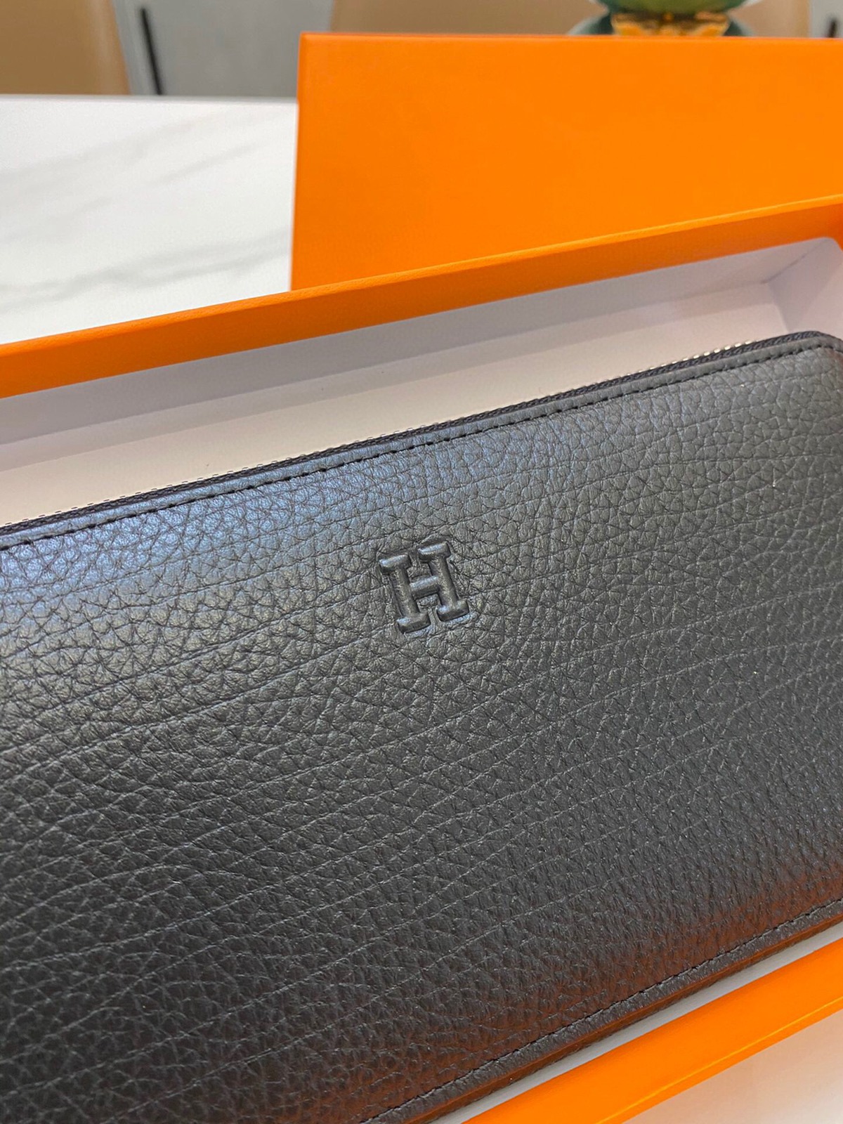 Hermes・レザー コンチネンタルウォレット 財布 折財布