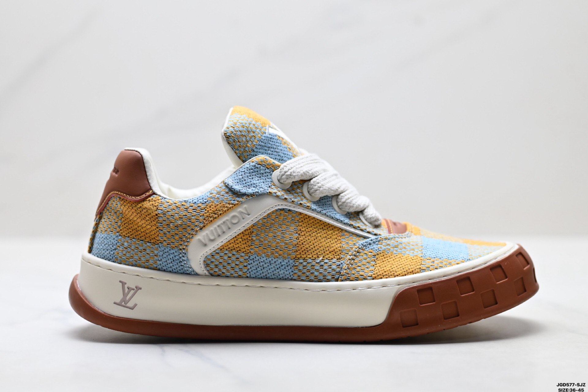 Louis Vuitton Tilted ダミエ織り生地 ローカットスニーカー 