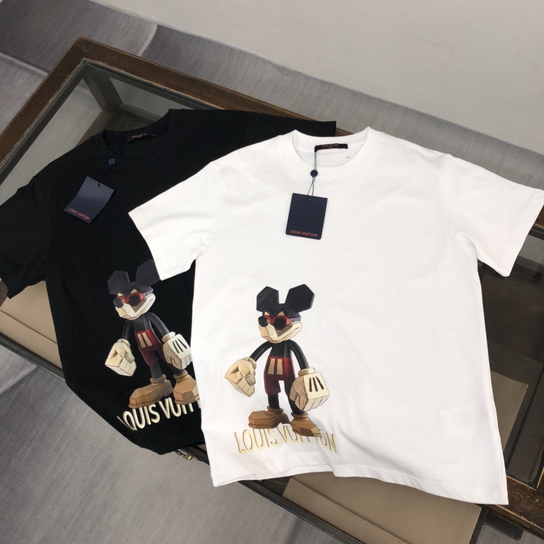 【LOUIS VUITTON】ルイヴィトン 半袖Tシャツ 男女兼用、ご好評に付き再入荷！