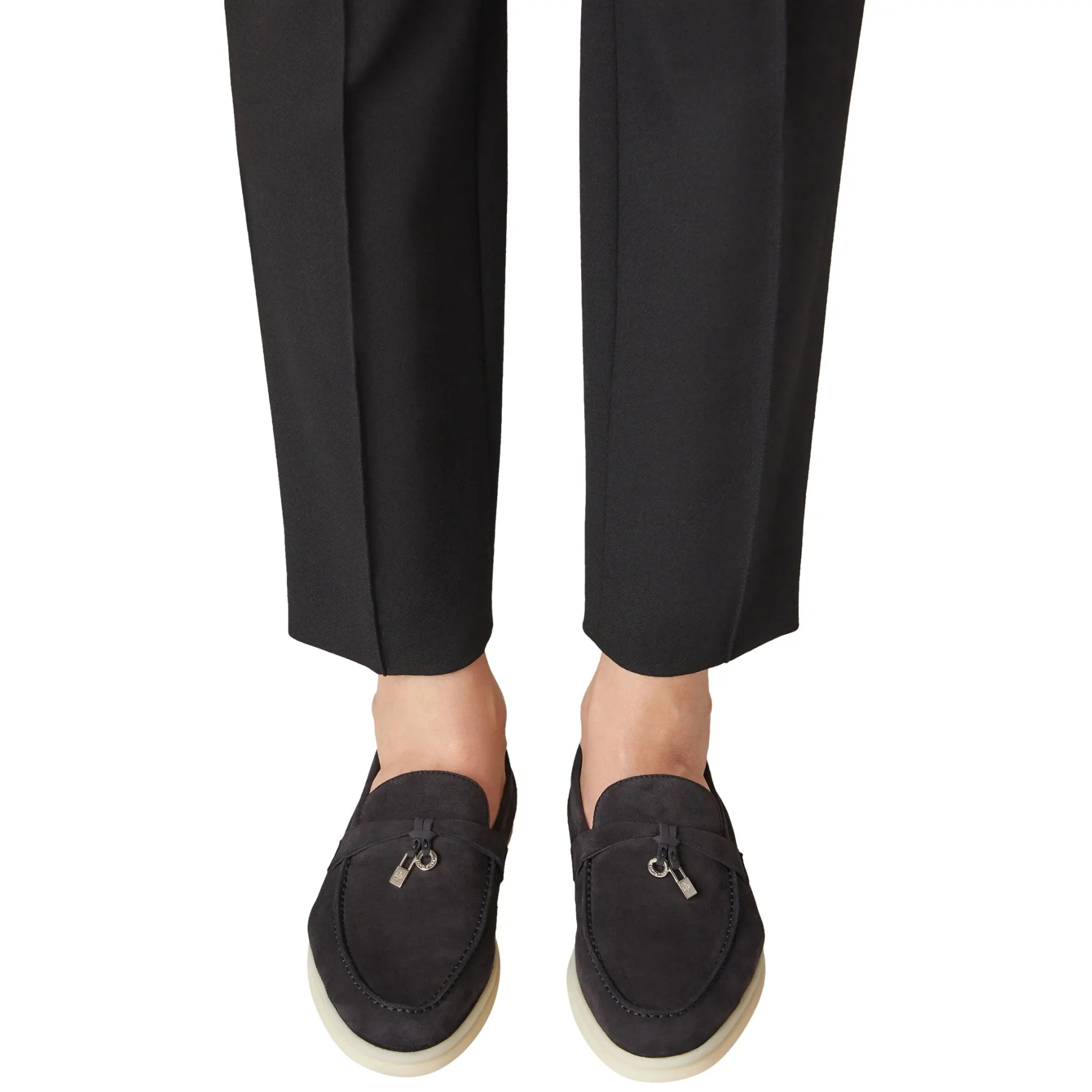 LORO PIANA♦ ウォーク スウェード ローファー