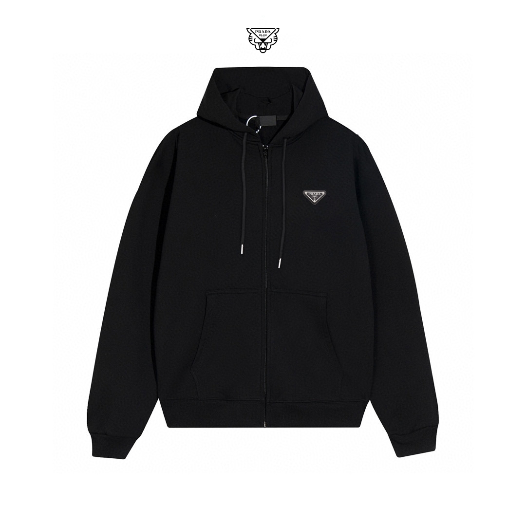 【PRADA】ジップアップパーカー