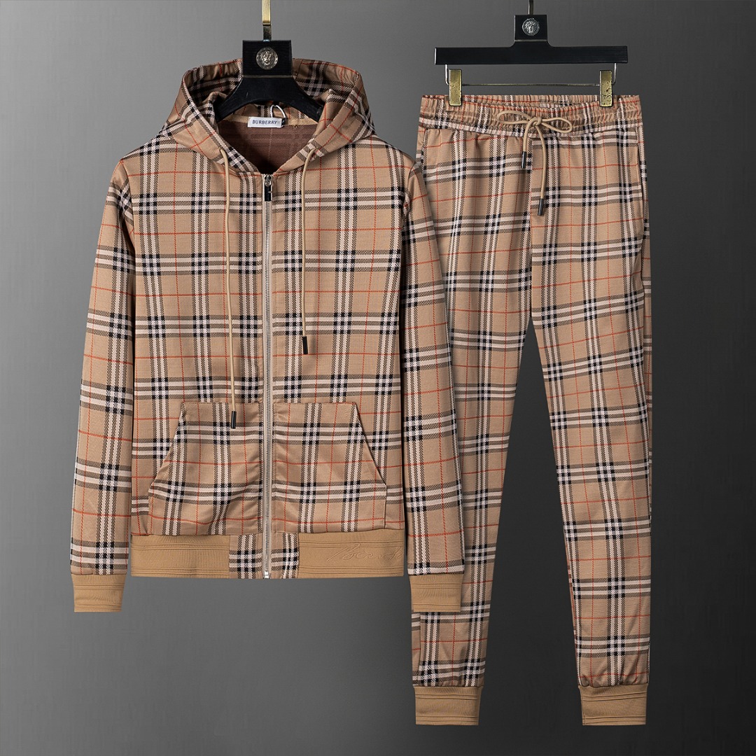 【BURBERRY旗艦店】バーバリー 上下セット セットアップ ご好評に付き再入荷！