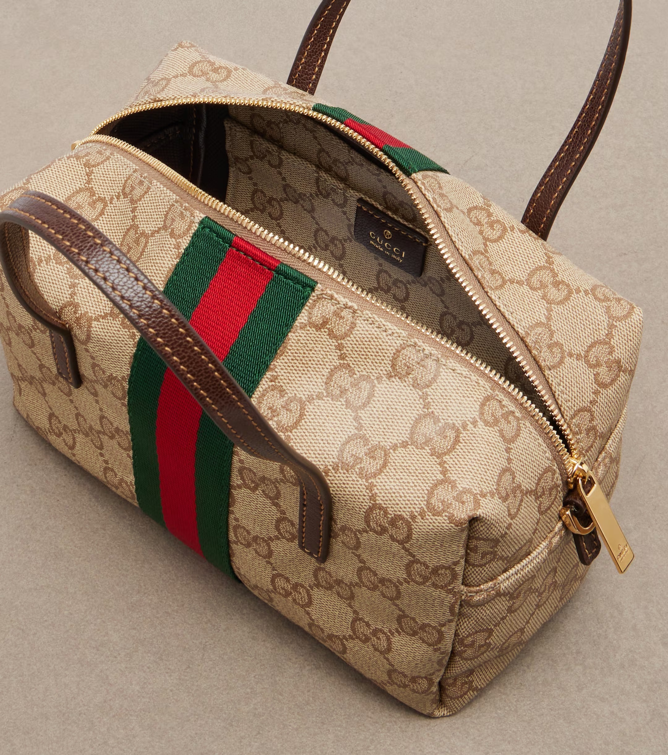 GUCCI ウェブ ストライプ付き ミニ ボストンバッグ 876057FAF8R