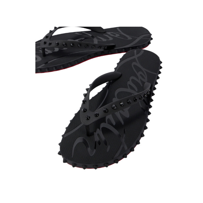 Christian Louboutin Super Loubi Flip トングサンダル黒