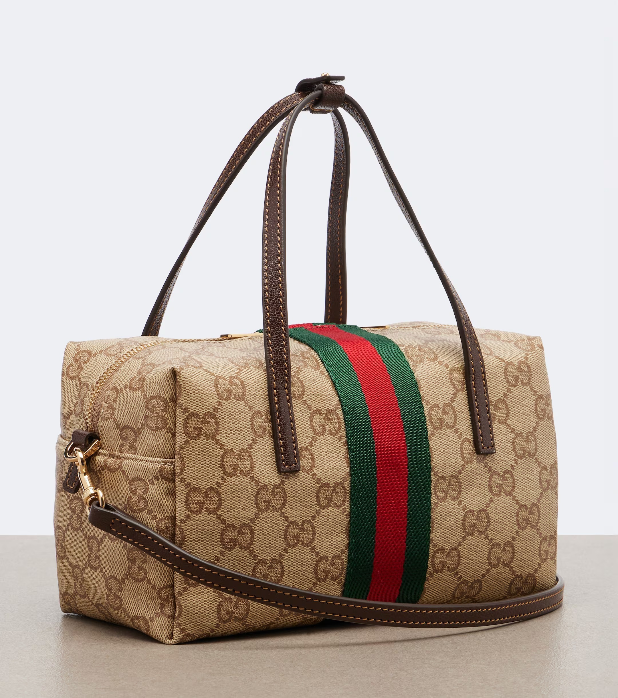 GUCCI ウェブ ストライプ付き ミニ ボストンバッグ 876057FAF8R