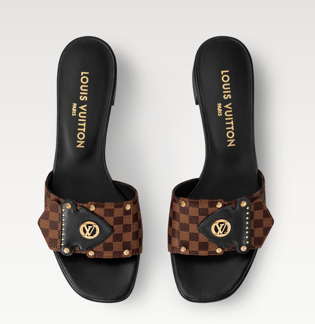 お洒落な足元に♪ Louis Vuitton フレーム ミュール サンダル