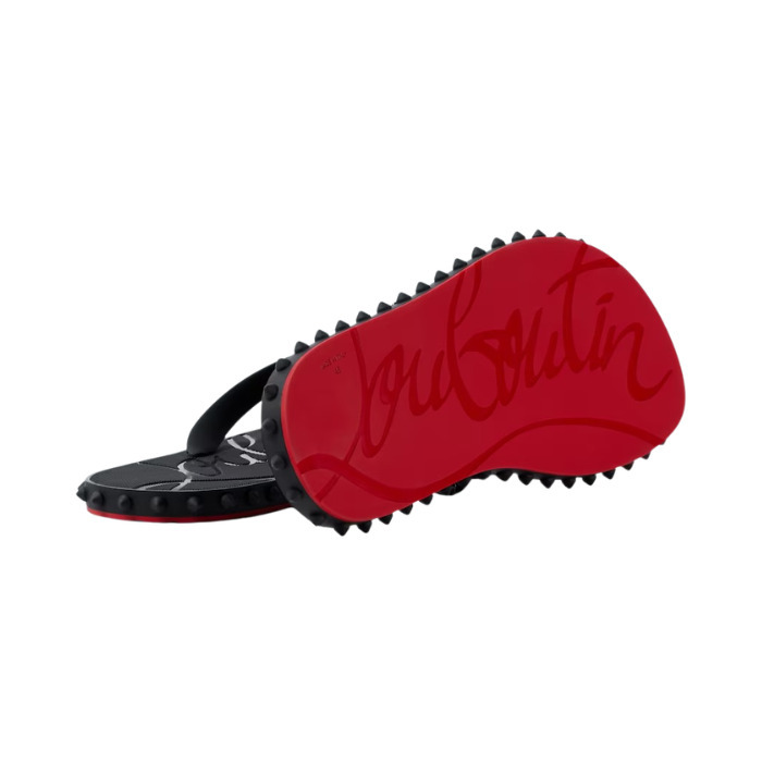Christian Louboutin Super Loubi Flip トングサンダル黒