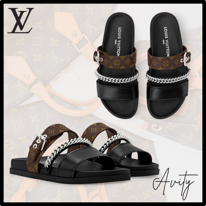 【夏に大活躍♪】Louis Vuitton LV バイブ ミュール