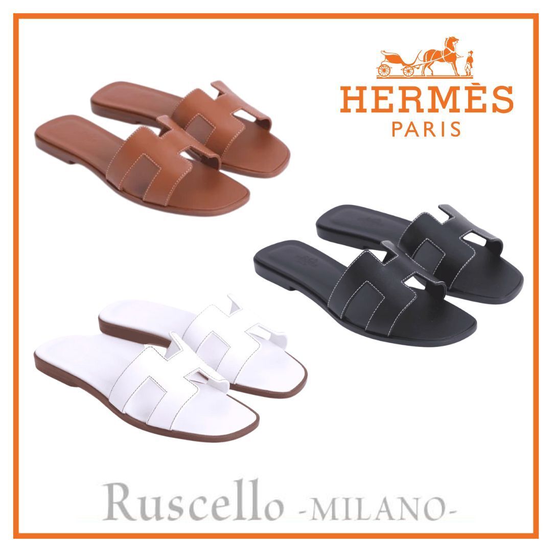 【日本から即発！売れ筋】HERMES エルメス　Oran　サンダル