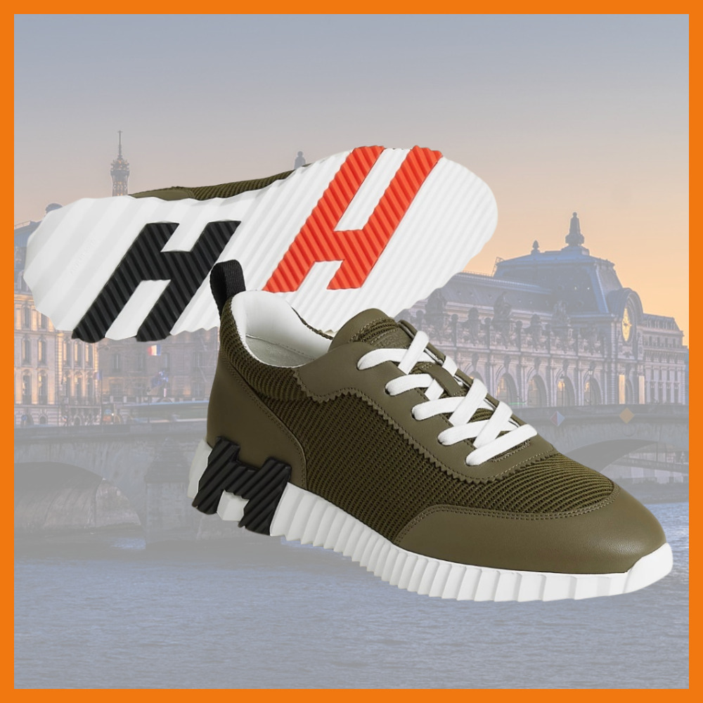 【軽やかに弾む足元！】 HERMES バウンシングスニーカー
