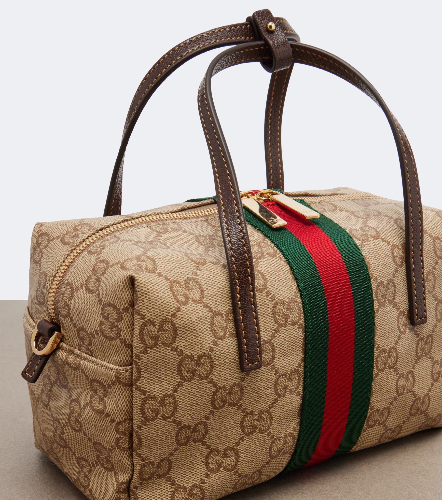 GUCCI ウェブ ストライプ付き ミニ ボストンバッグ 876057FAF8R