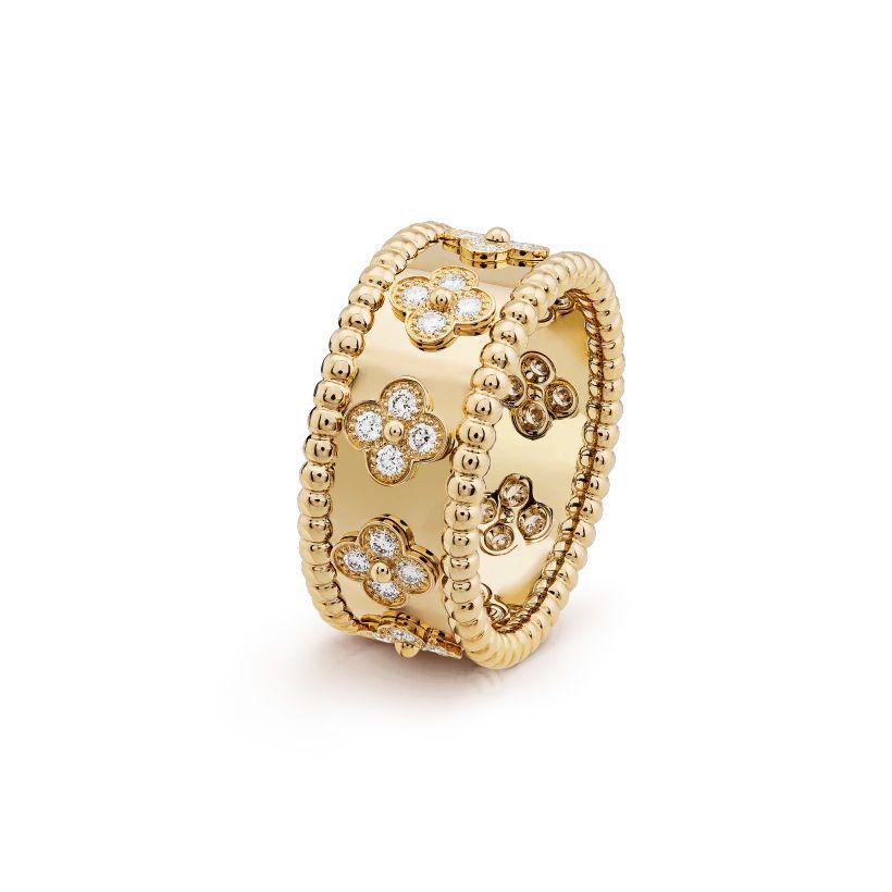 【2024】【Vancleef & Arpels】 ペルレ クローバー リング、スモールモデル