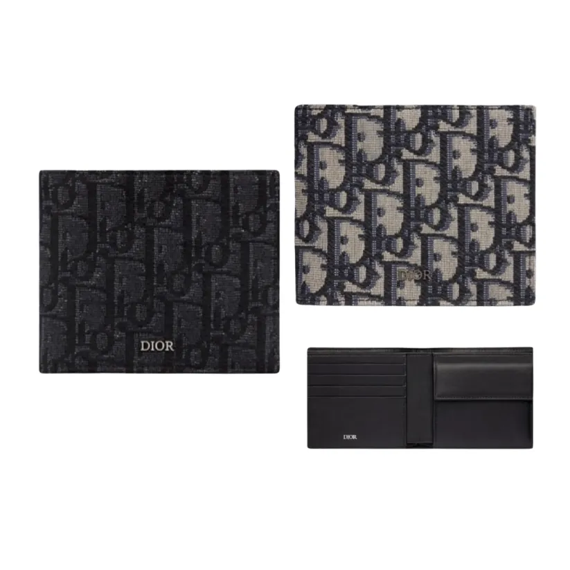 【Dior】コインケース付き 2つ折りウォレット ミニ財布