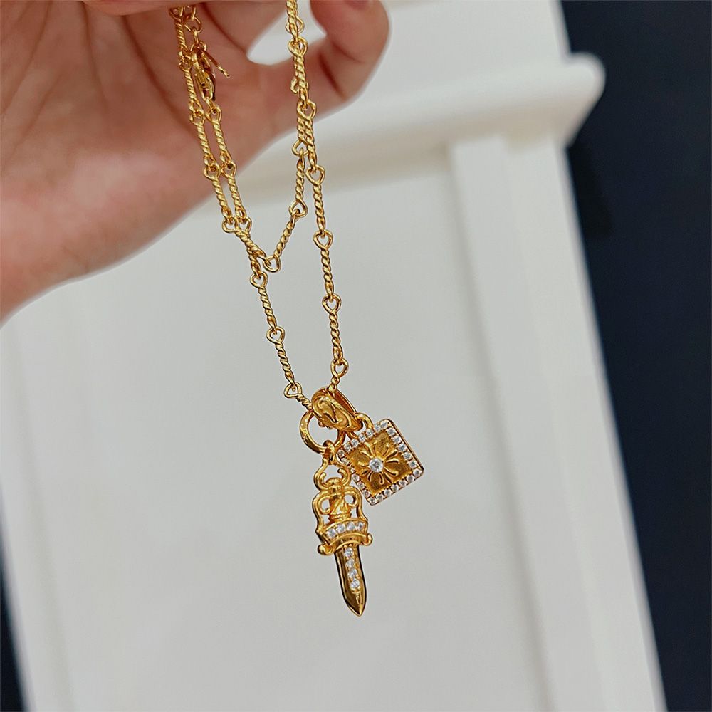 【CHROME HEARTS】ネックレス、新しいネックレス万能シンプルファッションオーナメント-BRAND OFF