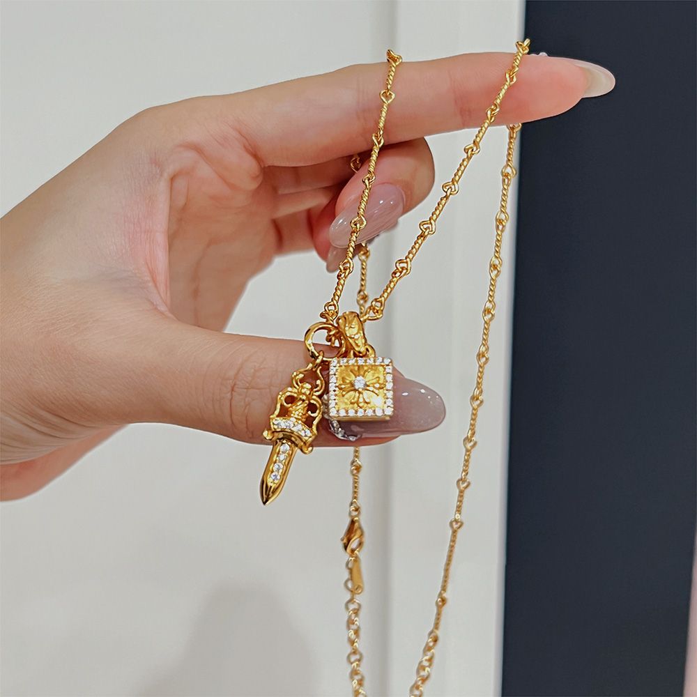 【CHROME HEARTS】ネックレス、新しいネックレス万能シンプルファッションオーナメント-BRAND OFF