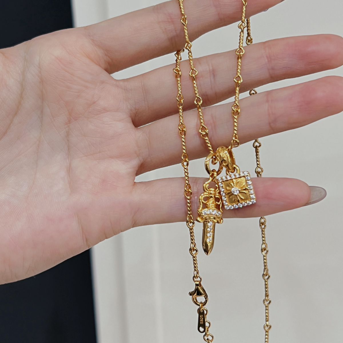 【CHROME HEARTS】ネックレス、新しいネックレス万能シンプルファッションオーナメント-BRAND OFF
