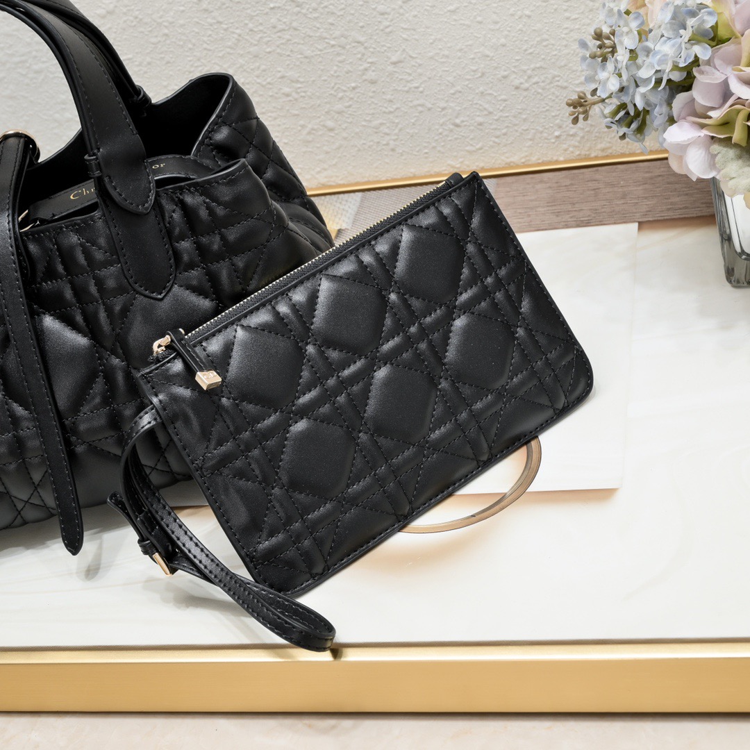 【DIOR公式 旗艦店】（ディオール）Toujoursハンドバッグ 23*15*15cm-BRAND OFF