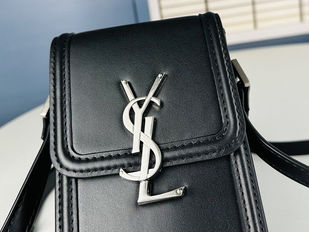 【SAINT LAURENT公式旗艦店】サンローラン HOBO スマホバッグ-BRAND OFF