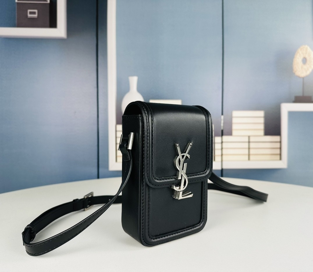 【SAINT LAURENT公式旗艦店】サンローラン HOBO スマホバッグ-BRAND OFF