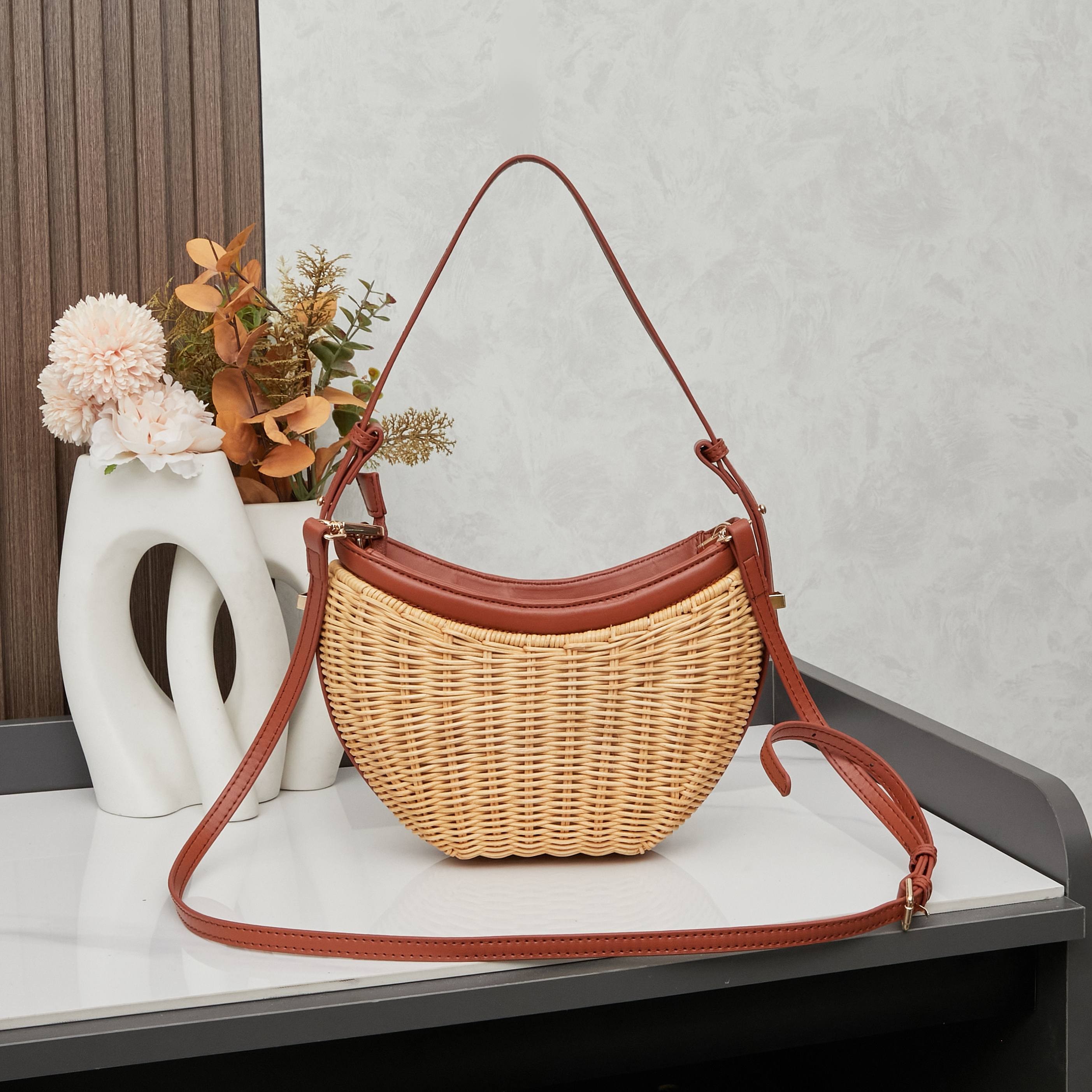 【PRADA旗艦店】プラダ 編みバッグ ハンドバッグ 25*15*7CM-BRAND OFF
