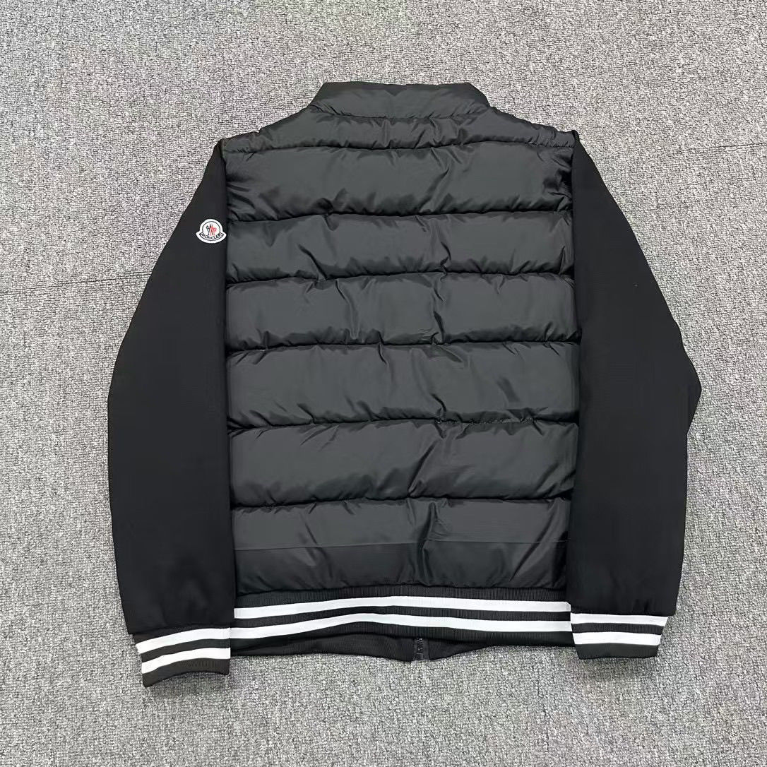 【MONCLER 公式旗艦店】（モンクレール）ニットのダウンジャケット-BRAND OFF