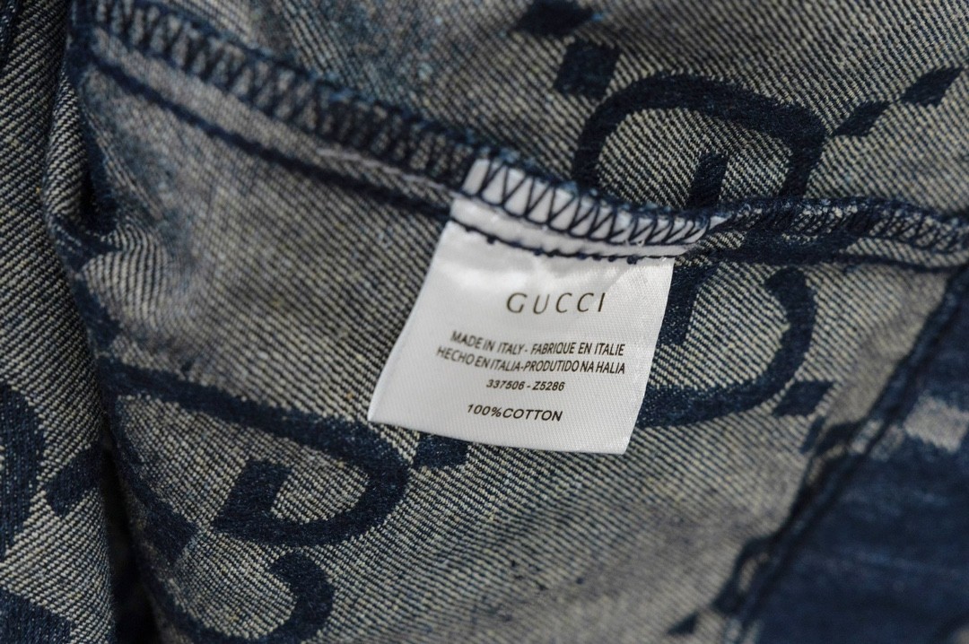 【GUCCI公式 旗艦店】（グッチ） デニムジャケット 男女兼用-BRAND OFF