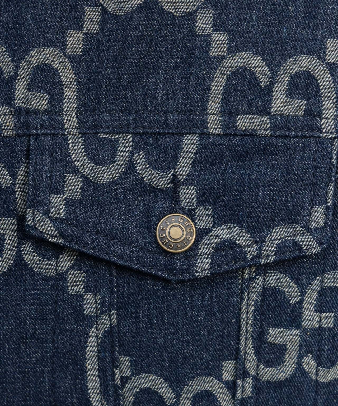 【GUCCI公式 旗艦店】（グッチ） デニムジャケット 男女兼用-BRAND OFF