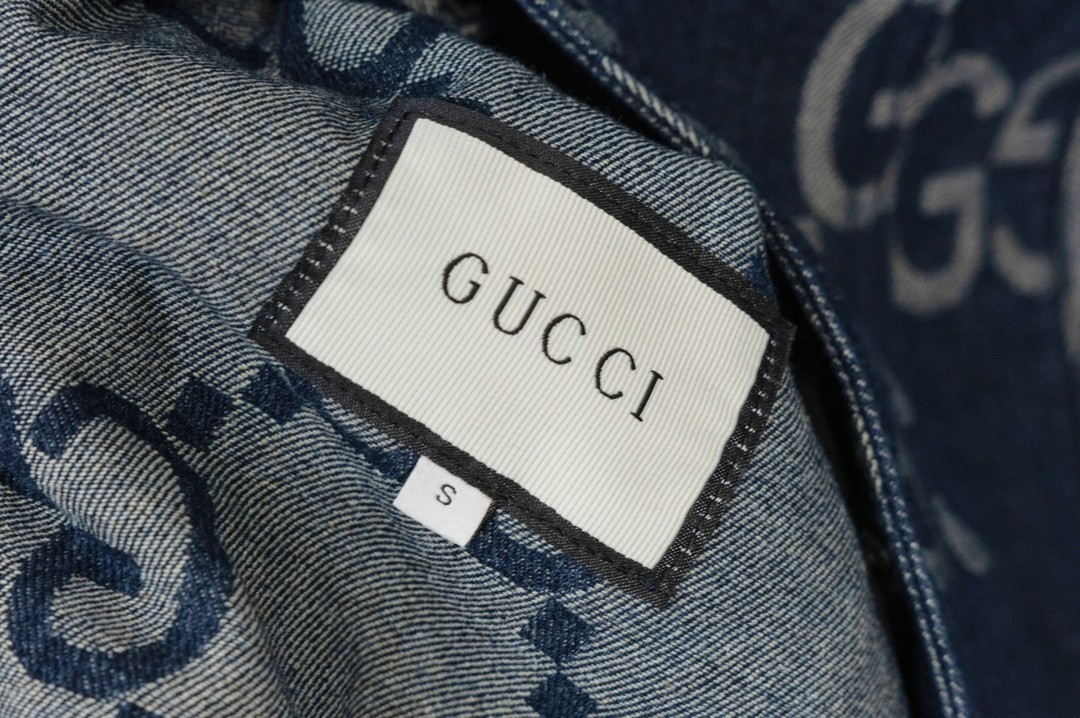 【GUCCI公式 旗艦店】（グッチ） デニムジャケット 男女兼用-BRAND OFF