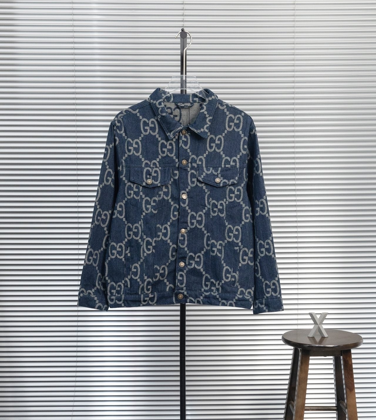 【GUCCI公式 旗艦店】（グッチ） デニムジャケット 男女兼用-BRAND OFF