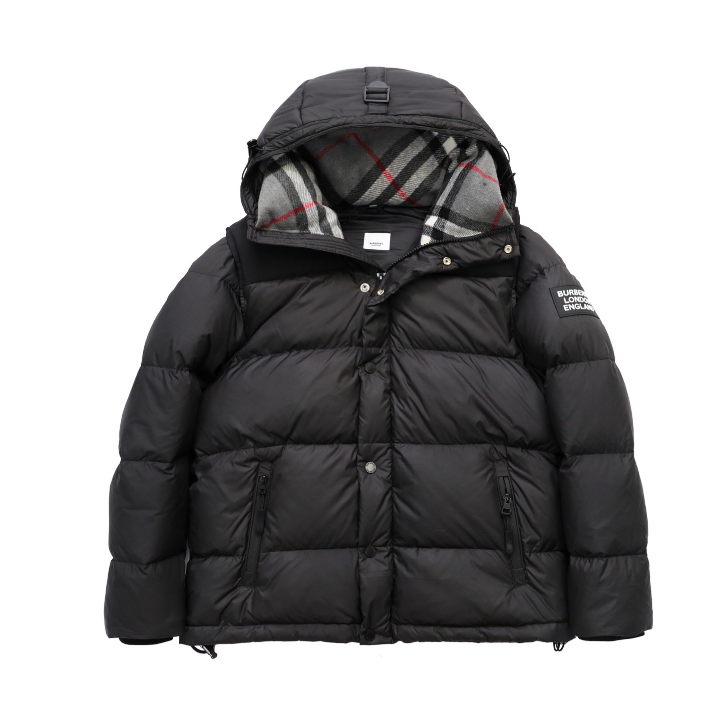 【BUREERRY旗艦店】（バーバリー）着脱式ダウンジャケット、ご好評に付き再入荷！！-BRAND OFF