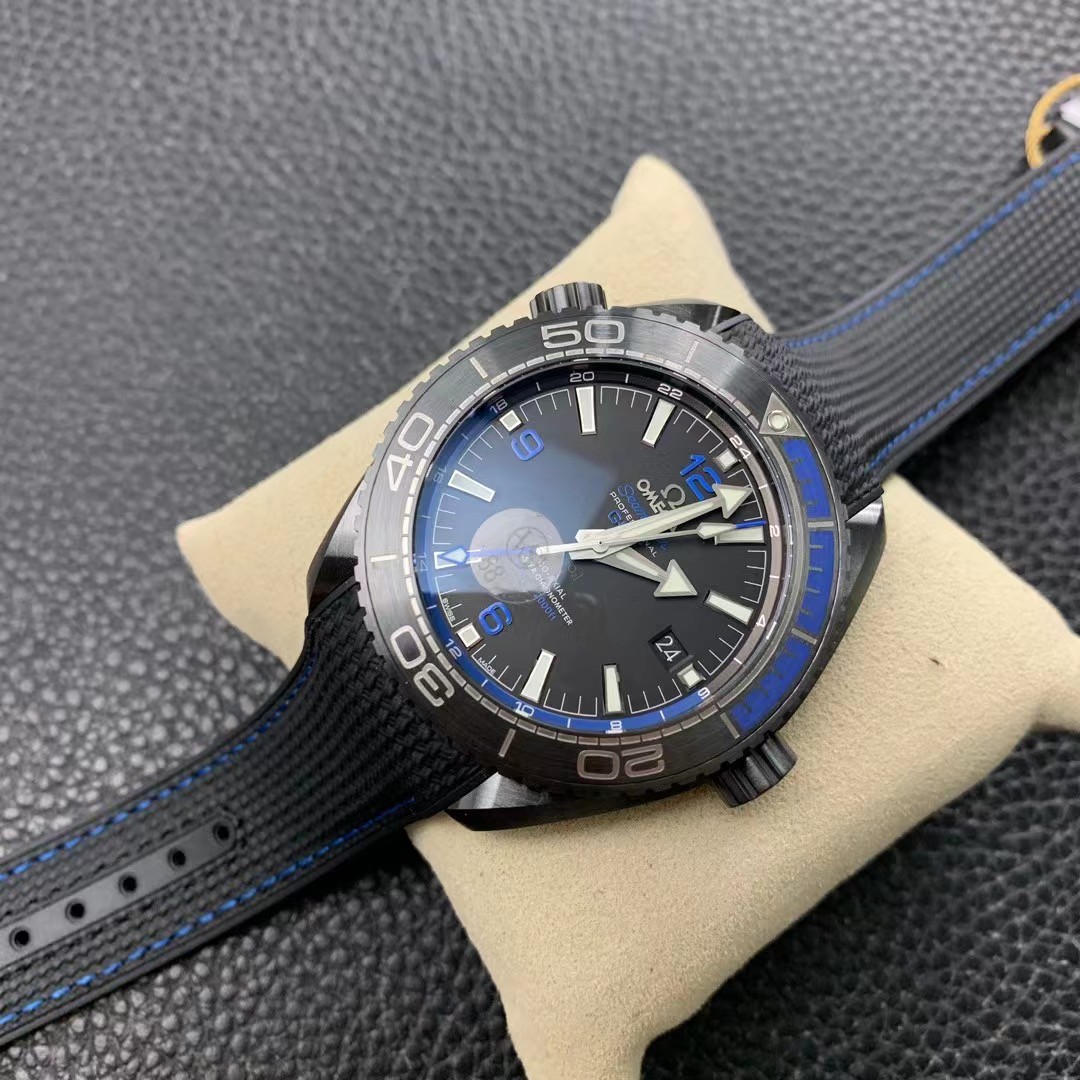 Omega Seamaster Planet Ocean Master Chronometer GMT Deep Black 215.92.46.22.01.002-BRAND OFF