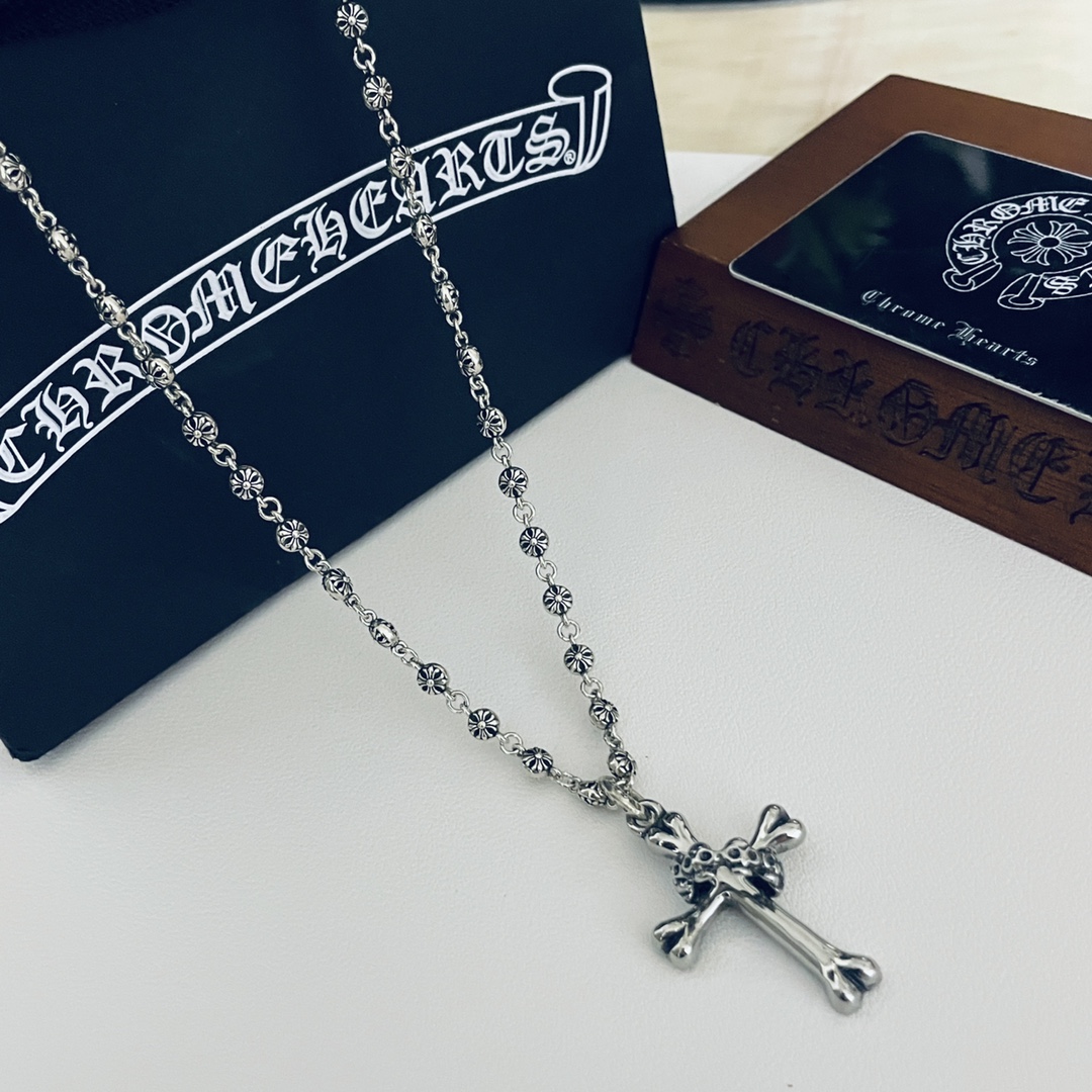 【CHROME HEARTS 】ネックレス、新しいネックレス万能シンプルファッションオーナメント-BRAND OFF