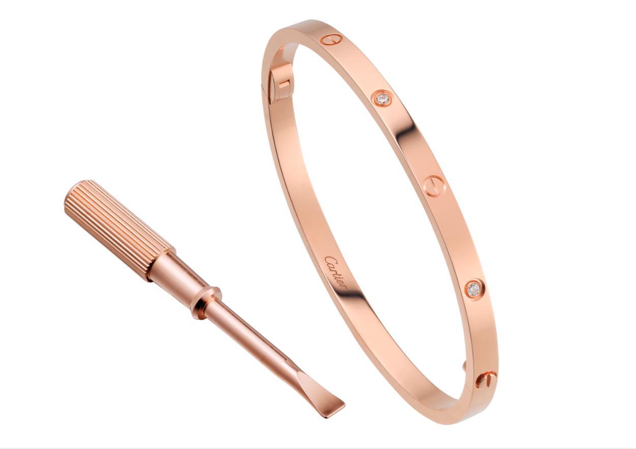 【Cartier】カルティエ LOVE BRACELET, SMALL MODEL, 6 DIAMONDS ブレスレット、SM、ダイヤモンド6個-BRAND OFF