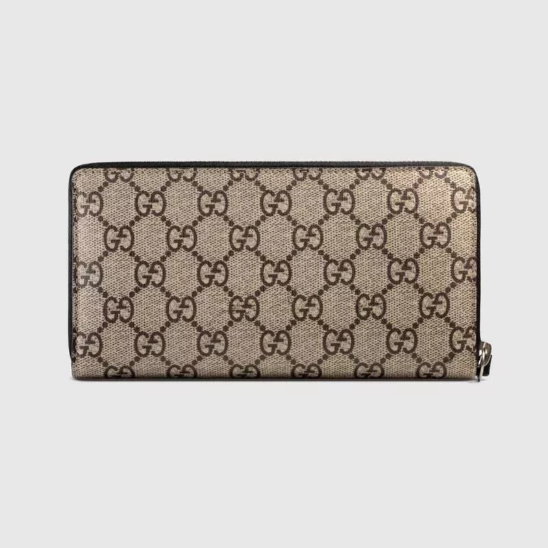 スネーク プリント GGスプリーム キャンバス ジップアラウンドウォレット-BRAND OFF