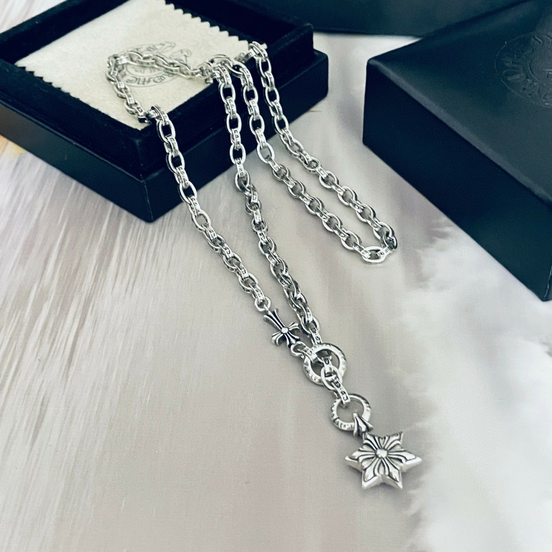【Chrome Hearts】ネックレス、新しいネックレス万能シンプルファッションオーナメント-BRAND OFF