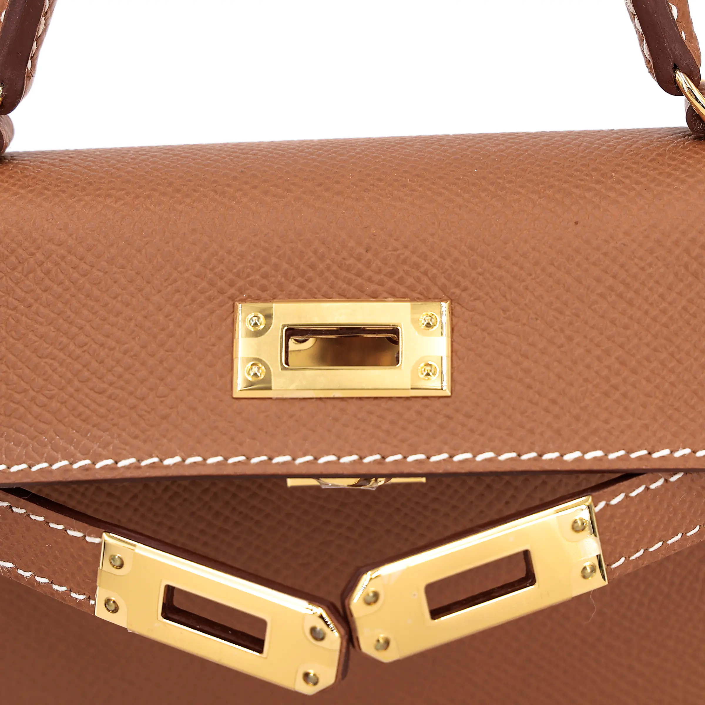 ランク NS 未使用品 HERMÈS エルメス ミニケリー2 ゴールド (37) エプソン ゴールド金具 W刻印-BRAND OFF
