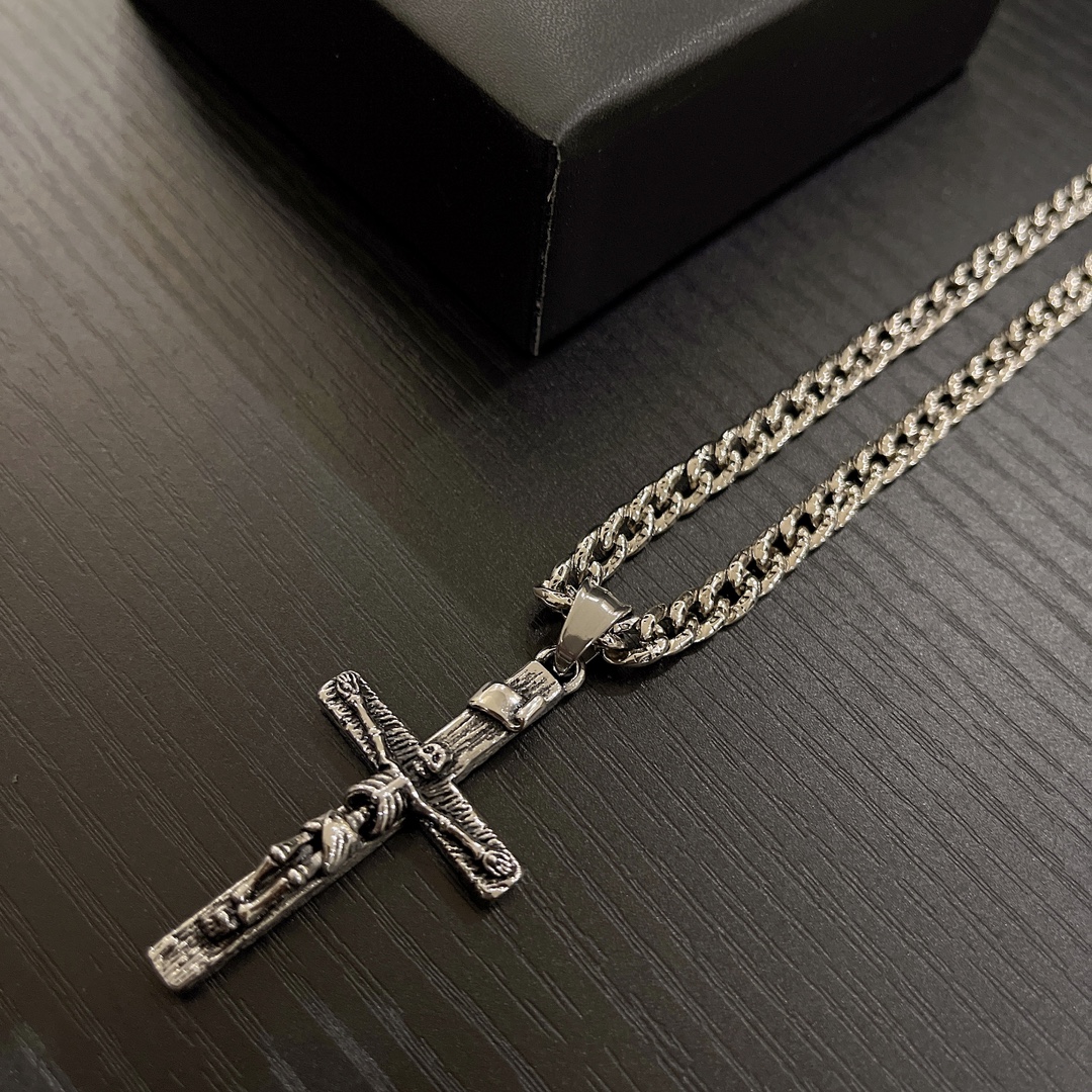 【Chrome Hearts】ネックレス、新しいネックレス万能シンプルファッションオーナメント-BRAND OFF