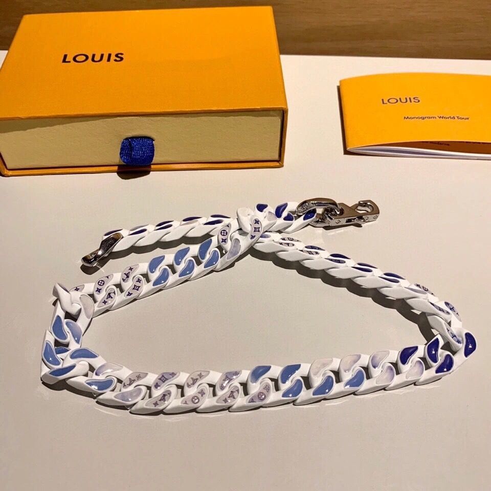 Louis Vuitton（ルイヴィトン） MONOGRAM CLOUDS ネックレス 50cm + ブレスレット 21cm-BRAND OFF