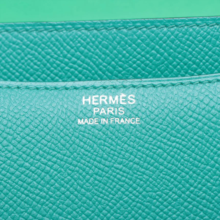 HERMES エルメス コンスタンス3 24 ヴェルソ ヴォーエプソン ミント シルバー金具-BRAND OFF