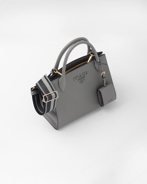 ★PRADA直営店★モノクローム スモール サフィアーノ バッグ-BRAND OFF