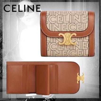 【CELINE】TRIOMPHE トリオンフ ALL-OVER 財布-BRAND OFF