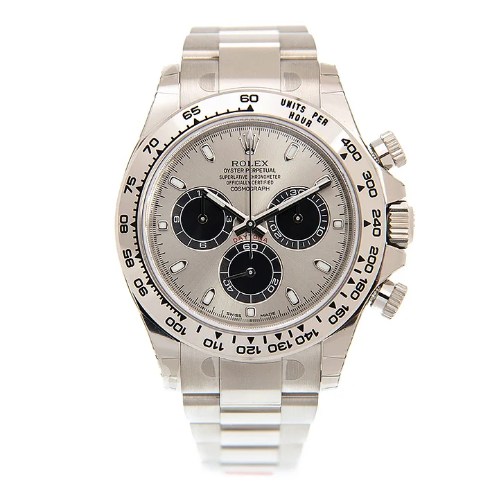 コスモグラフ デイトナ オイスター 40 mm ホワイトゴールド-BRAND OFF