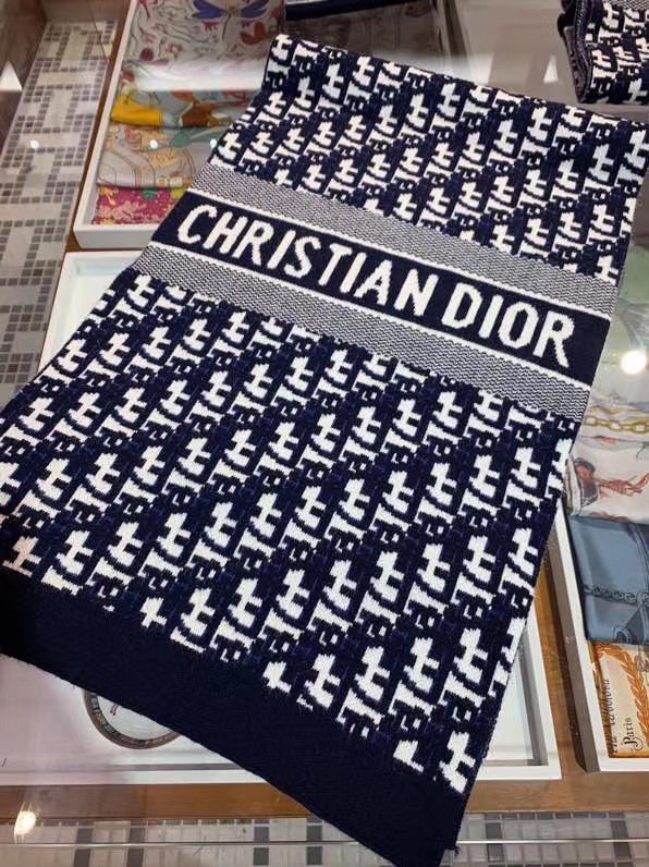 【2026】【DIOR ディオール 】オートクチュール ファッション トランジショナル カラー ロング ビアード スカーフ30*190CM-BRAND OFF
