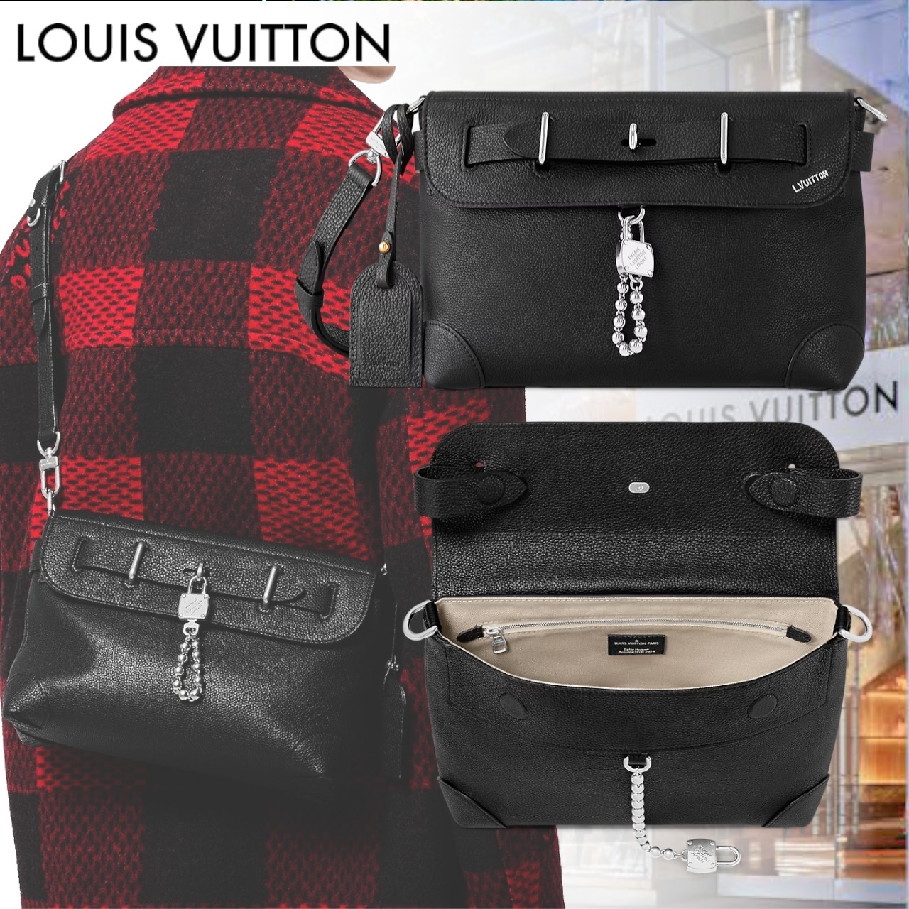 【24FW/シックでかっこいい★】LouisVuitton ショルダーバッグ-BRAND OFF